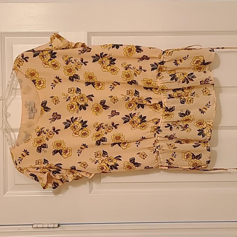 LOFT Floral Blouse
